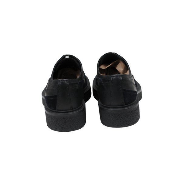 Lanvin Mens Chunky Derbys US 10 UK9 Black Leather Suede Crepe Platform Sole main image 4